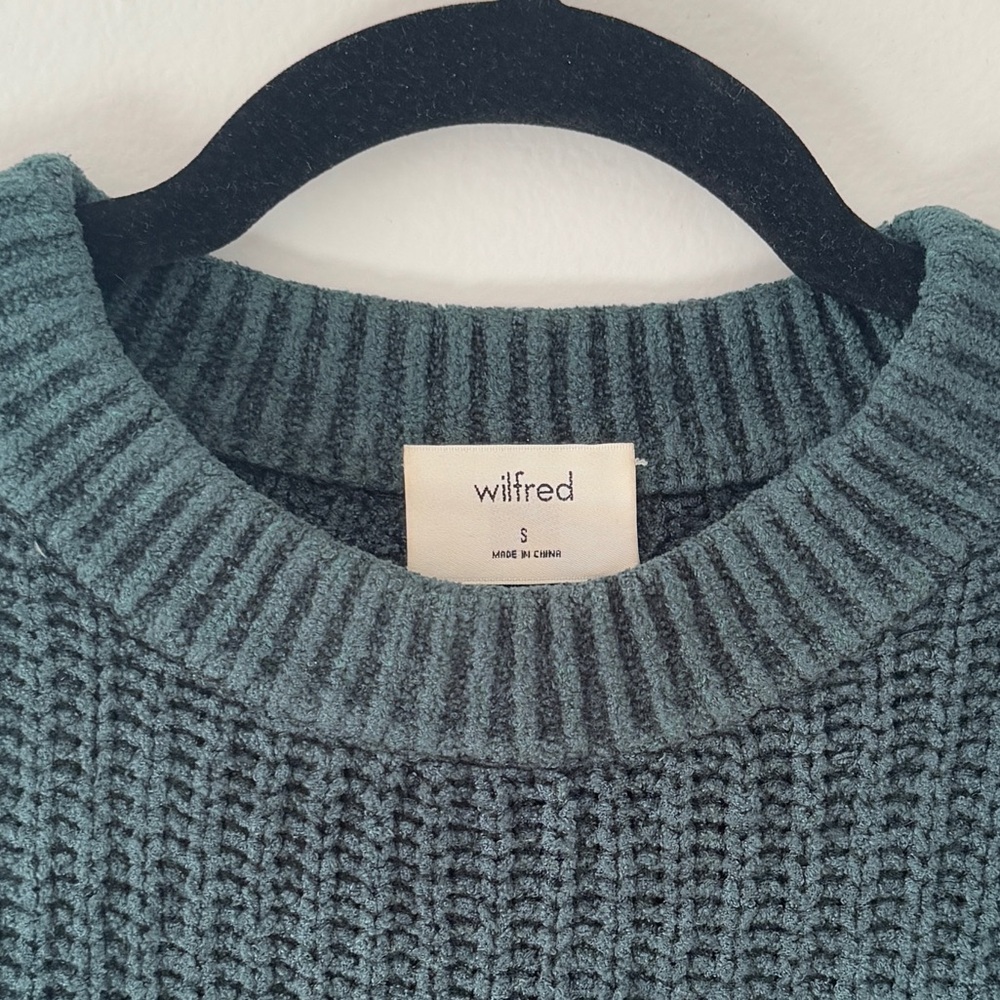 Aritzia Green Knit Sweater - Picture 4 of 4